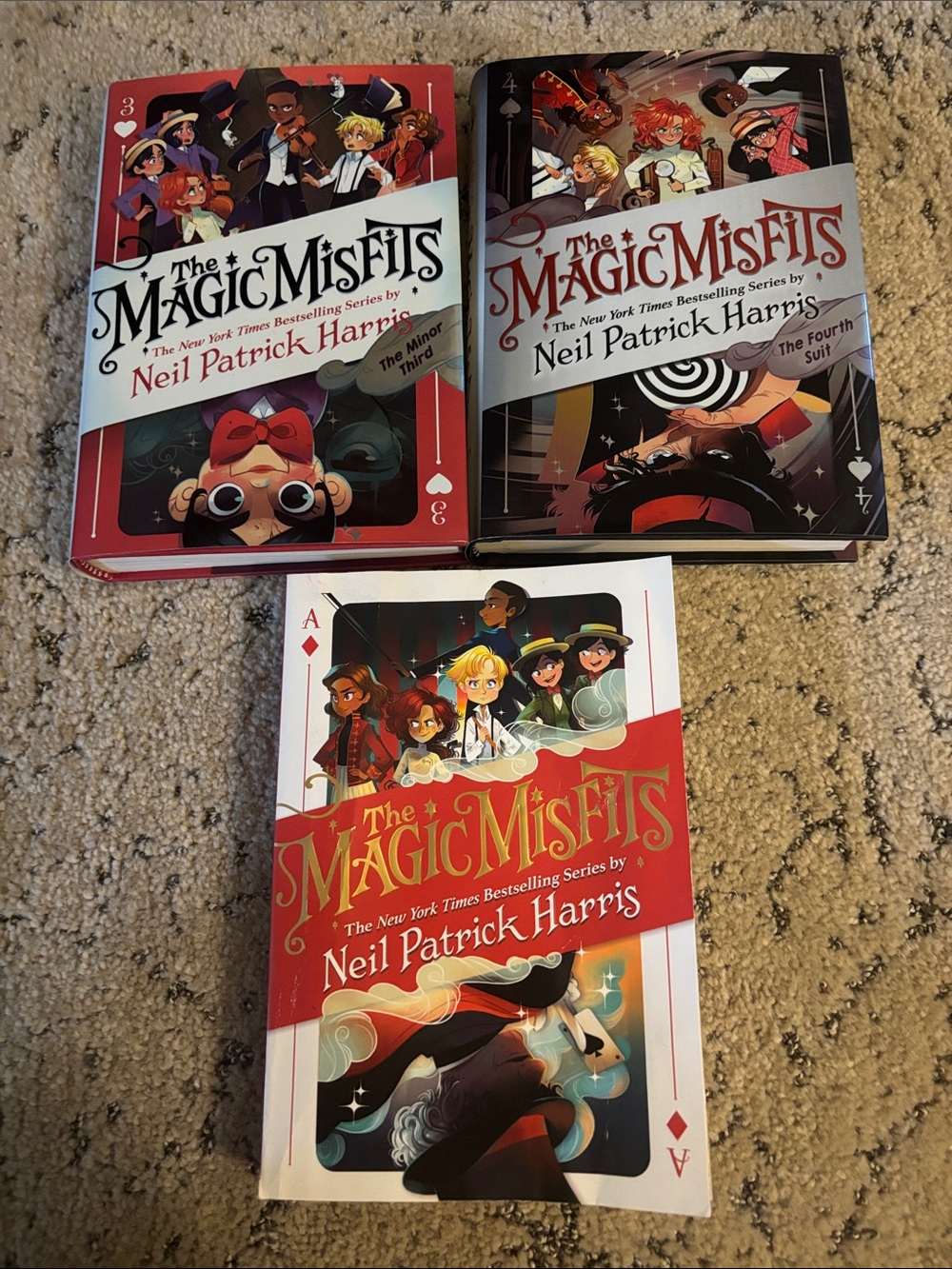 The Magic Misfits Kids Book Neil Patrick Harris includes A, 3 & 4